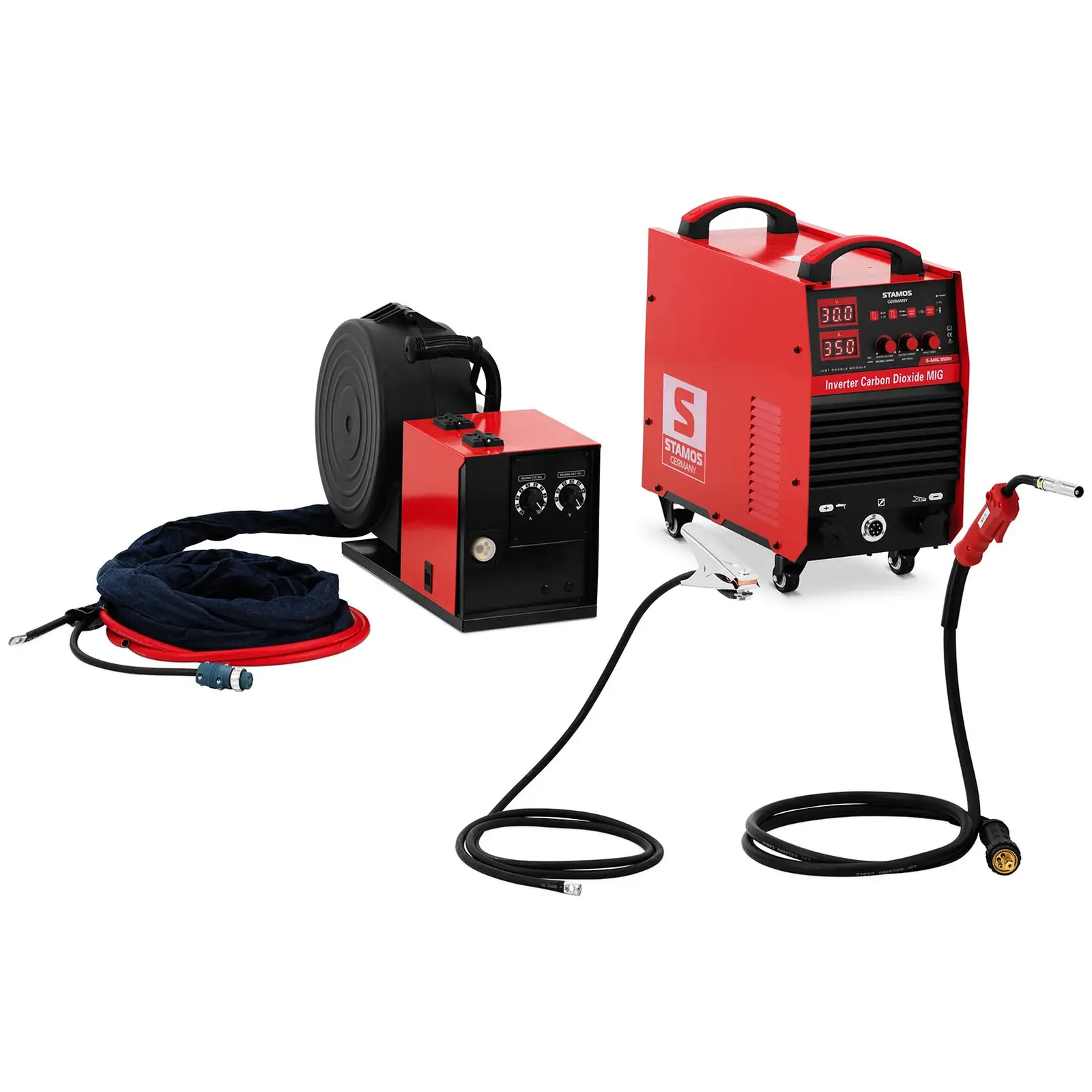 MIG/MAG hegesztőgép - 350 A - 400 V - Duty Cycle 100 % - 4 görgős huzaladagoló - Kép a termékről