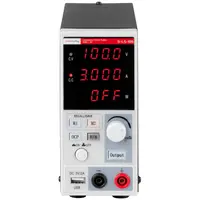 Laboratory power supply unit - 0 - 100 V - 0 - 3 A - 300 W - 2 memory slots