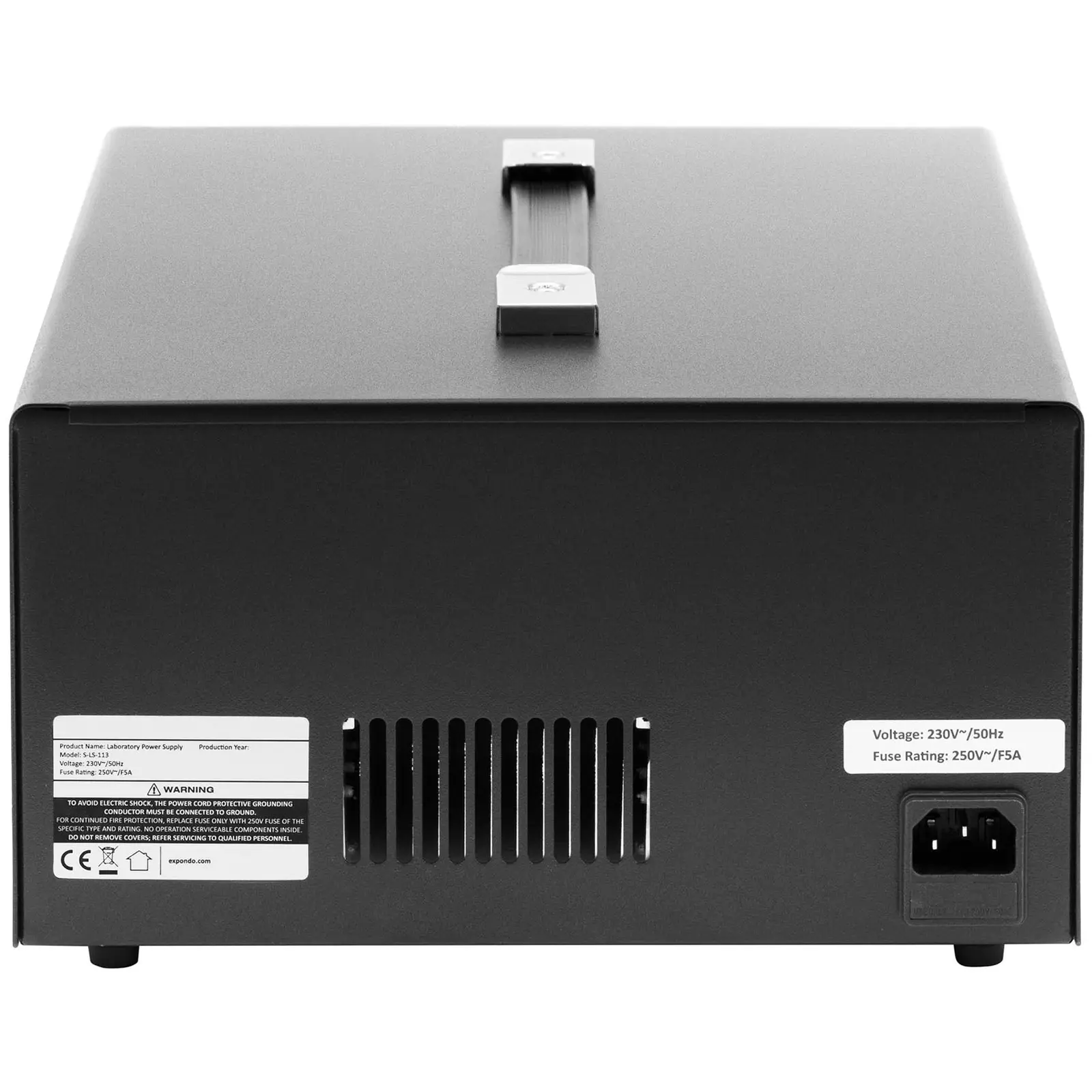 Laboratorní zdroj - 0–30 V - 0–5 A DC - 550 W - 5 míst v paměti - LED displej