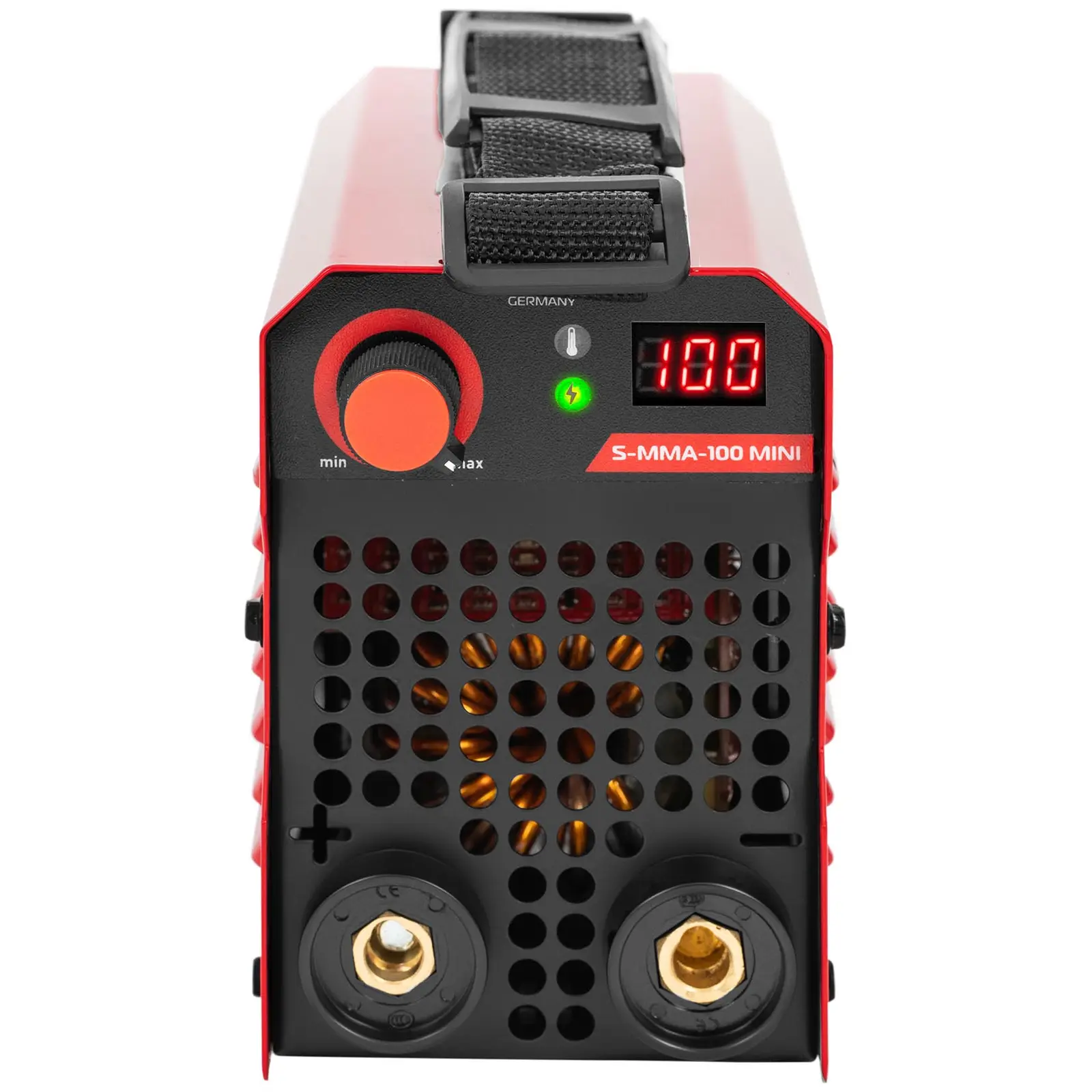 Elektrodová svářečka - 100 A - pracovní cyklus 100 % - IGBT - Hot Start - Anti-Stick