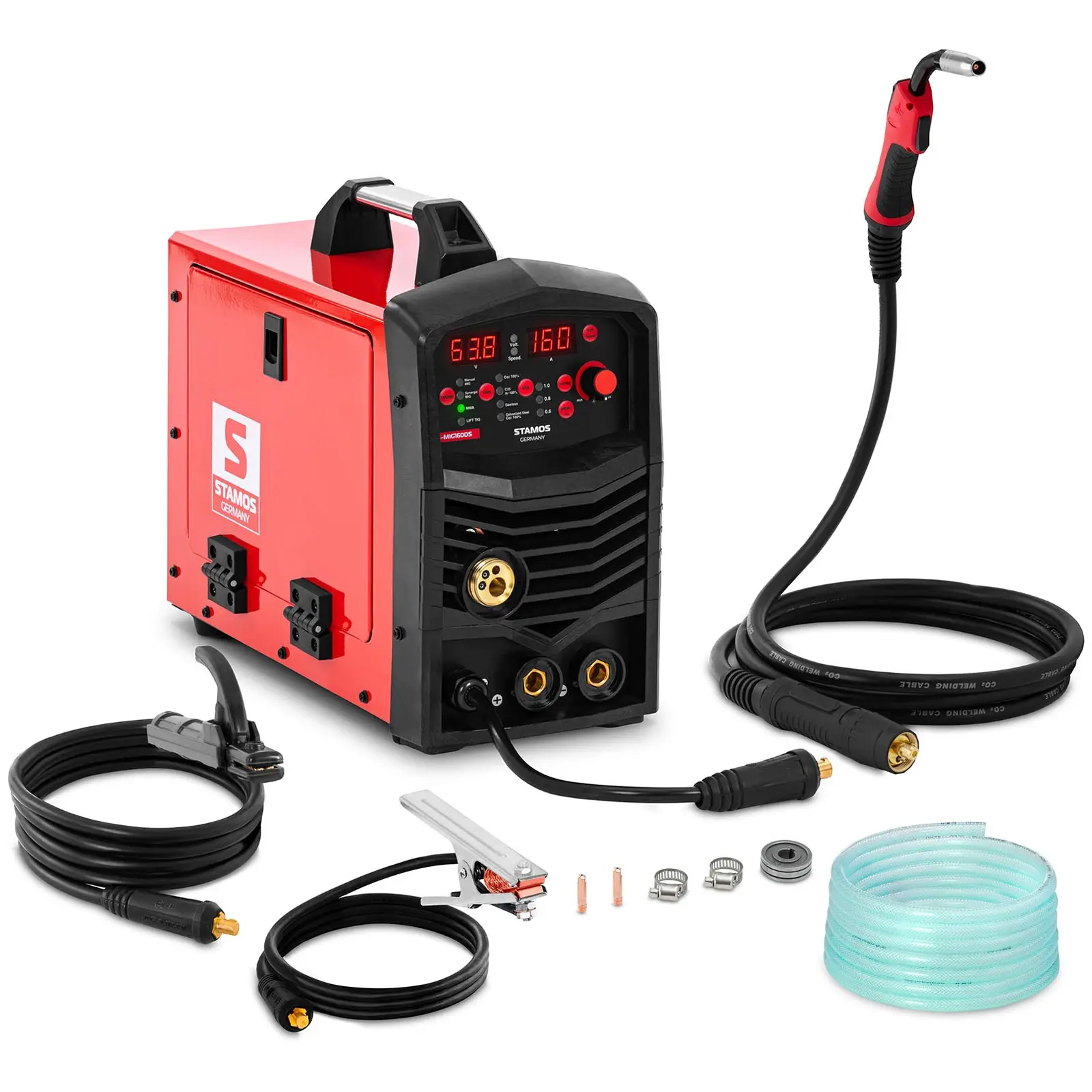 MIG/MAG Welder - 160 A - 230 V - synergy - Duty Cycle 100 %