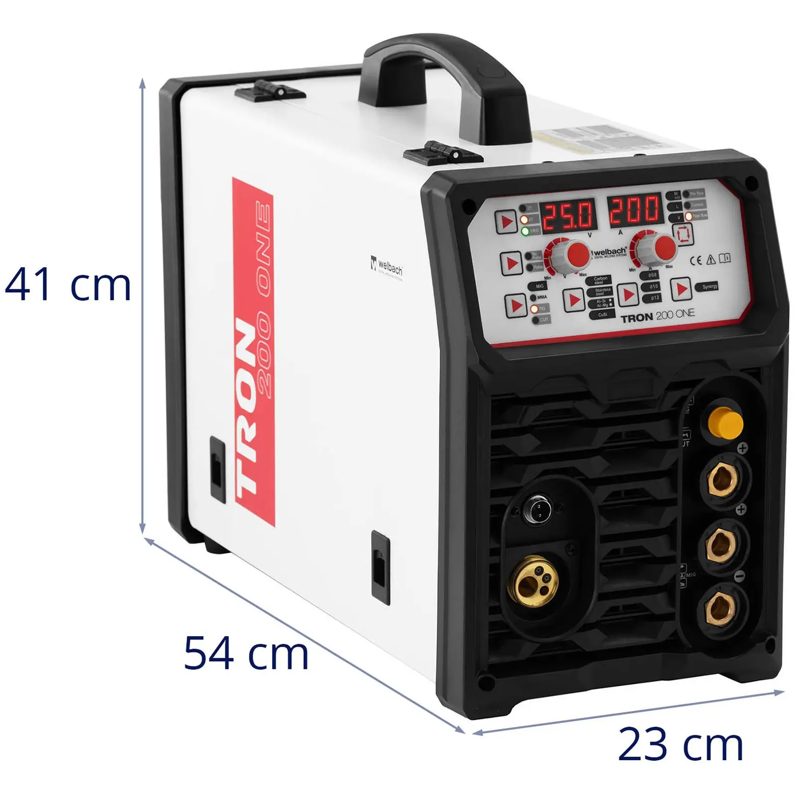 Soldadora multiproceso - TIG 200 A - ciclo de trabajo: 60 % - corte: 50 A - MIG/MAG 200 A