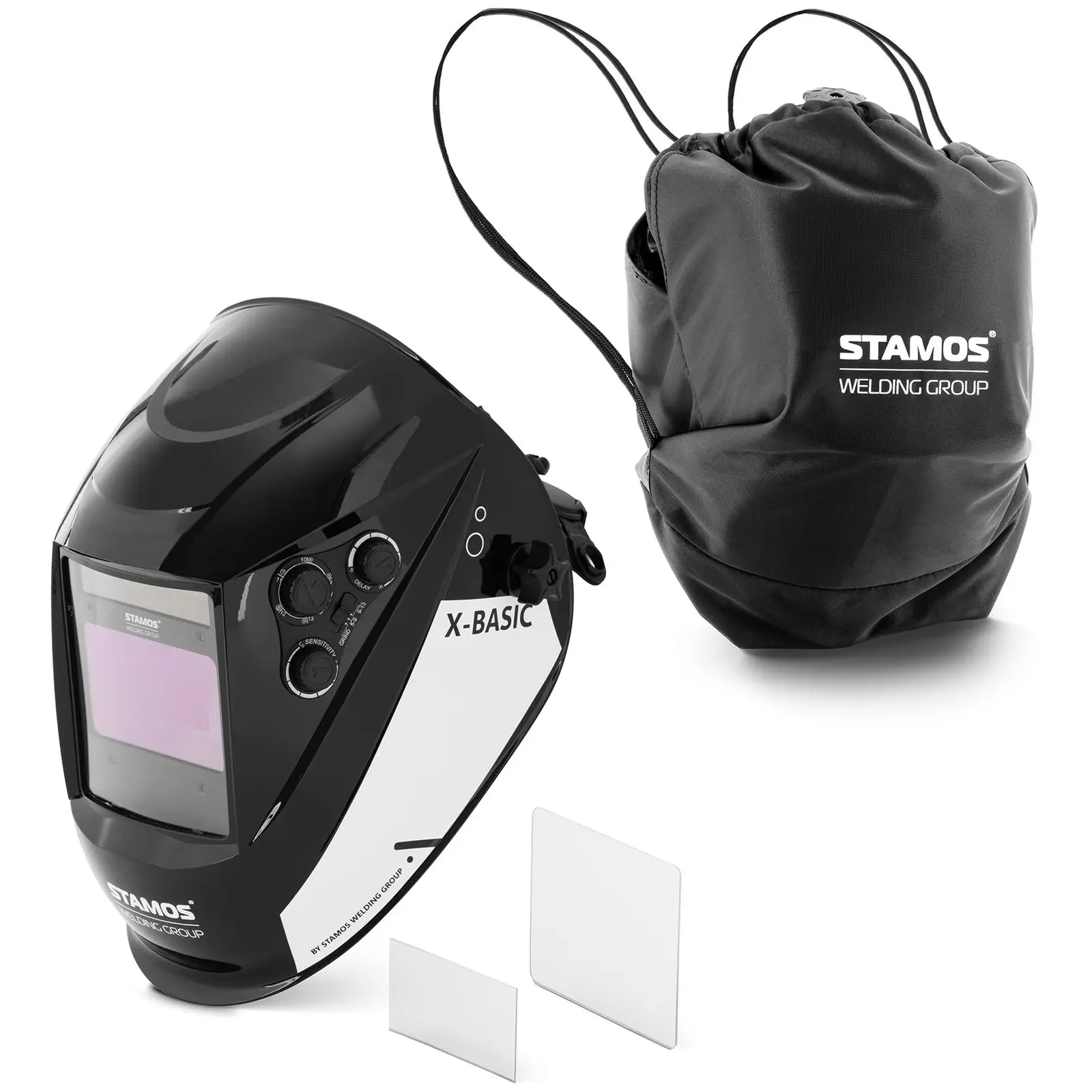Zváračská helma X-BASIC farebné zorné pole - Zváračské helmy Stamos Welding Group