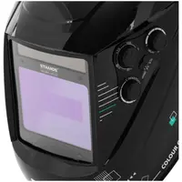 Welding Helmet - COLOUR GLASS Y-100 - coloured field of vision