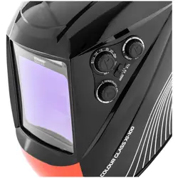 Welding Helmet - COLOUR GLASS XI-100 - coloured field of vision