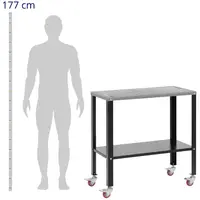 Hegesztő asztal kerekekkel - 544 kg - 91,3 x 46 cm