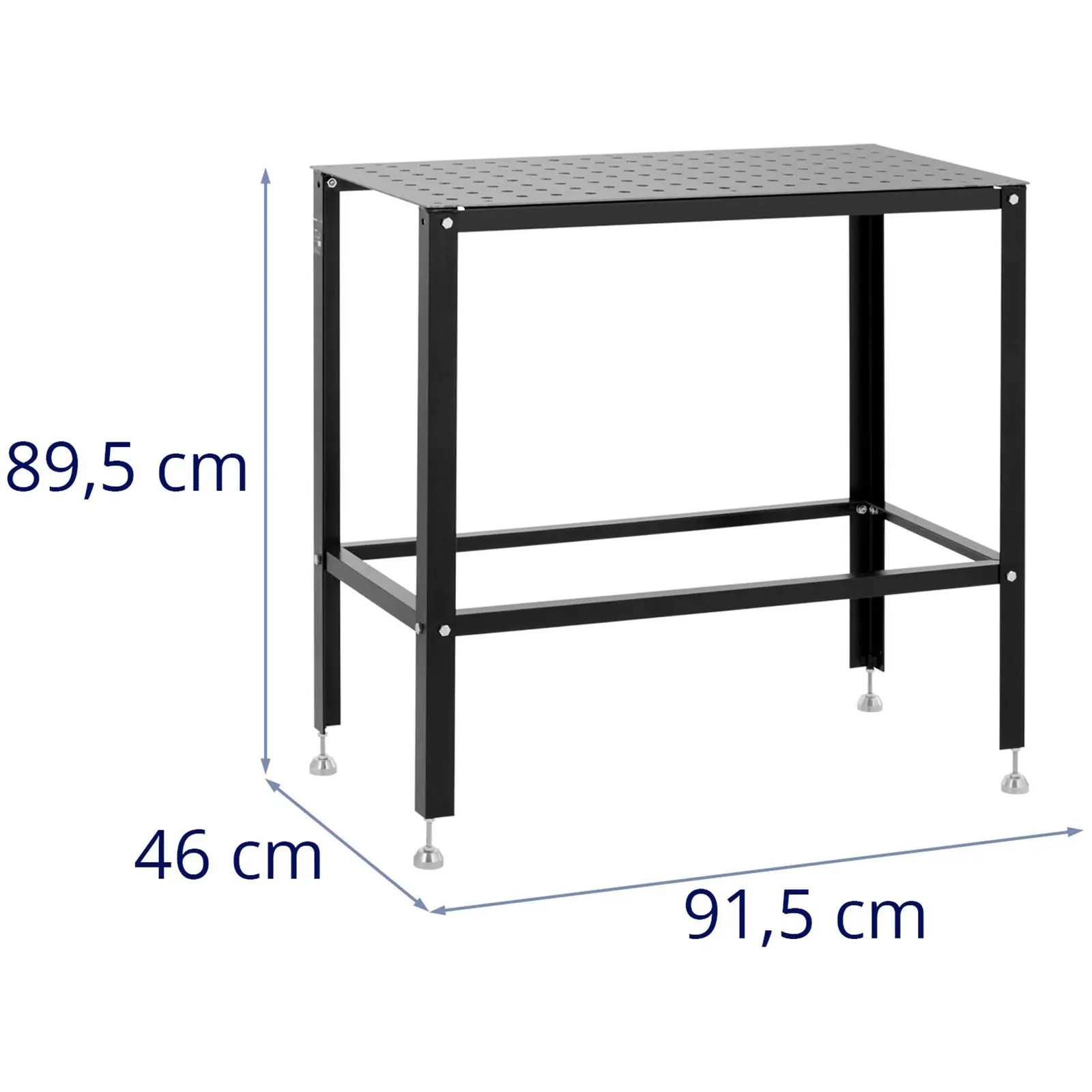 Svetsbord - 100 kg - 91,5 x 46 cm