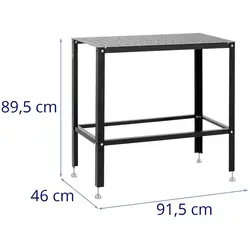Table de soudure - 100 kg - 91,5 x 46 cm