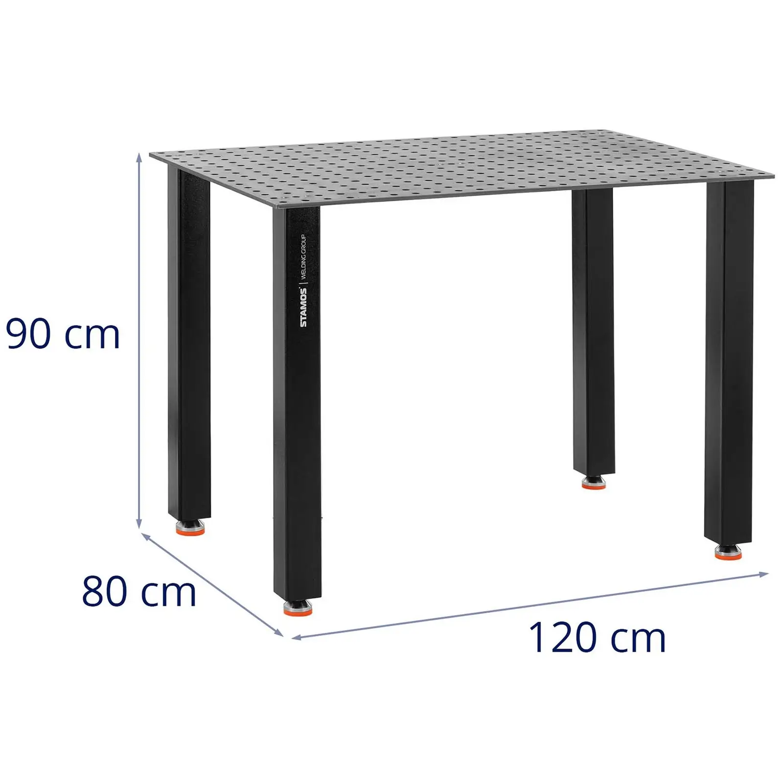 Schweißtisch - 100 kg - 120 x 80 cm