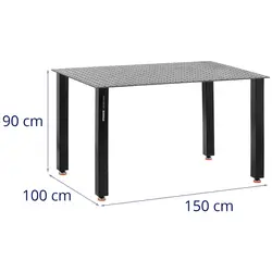 Sveisebord - 200 kg - 150 x 100 cm