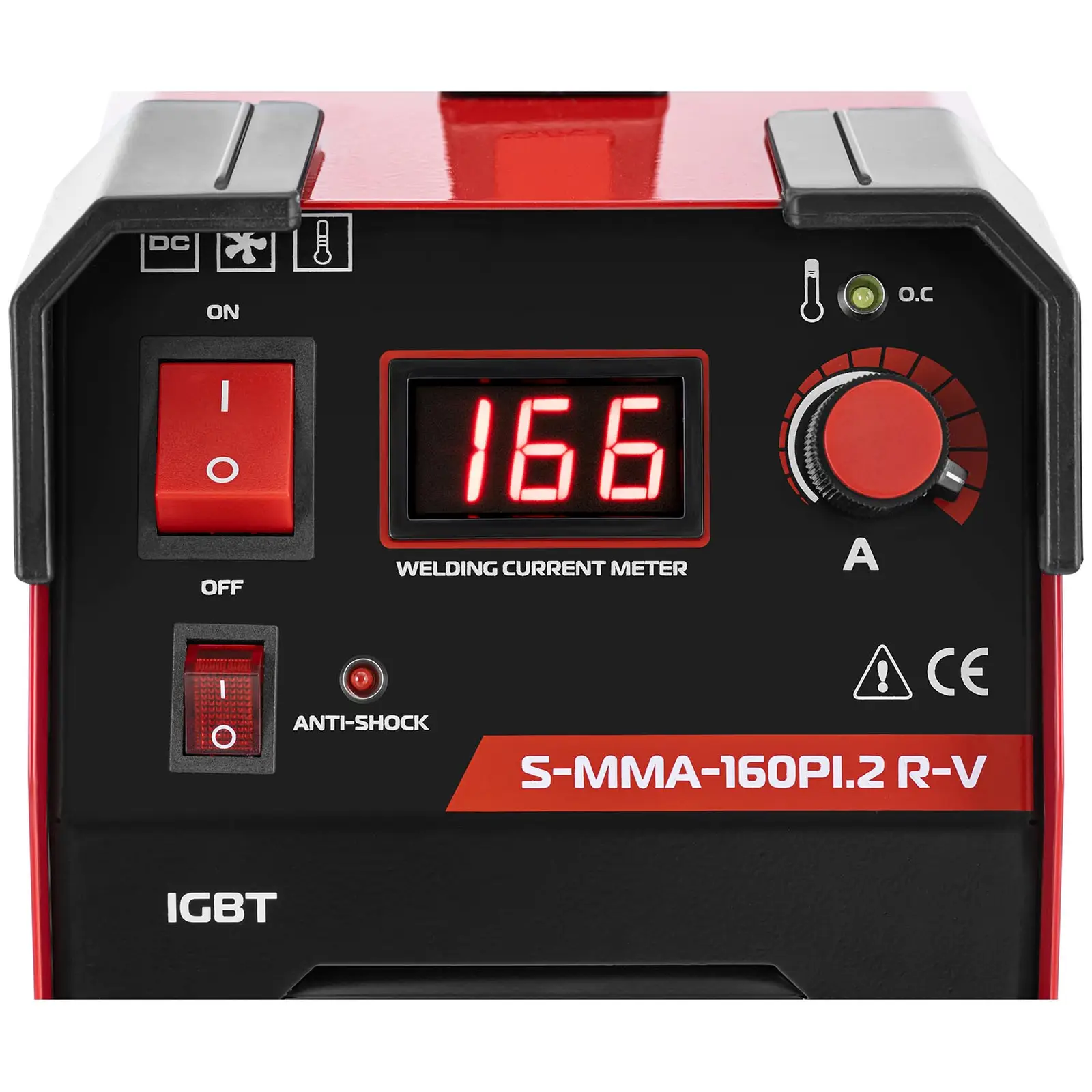 Svářečka elektrod - 8m kabel - 160 A - Duty Cycle 60 % - IGBT - VRD