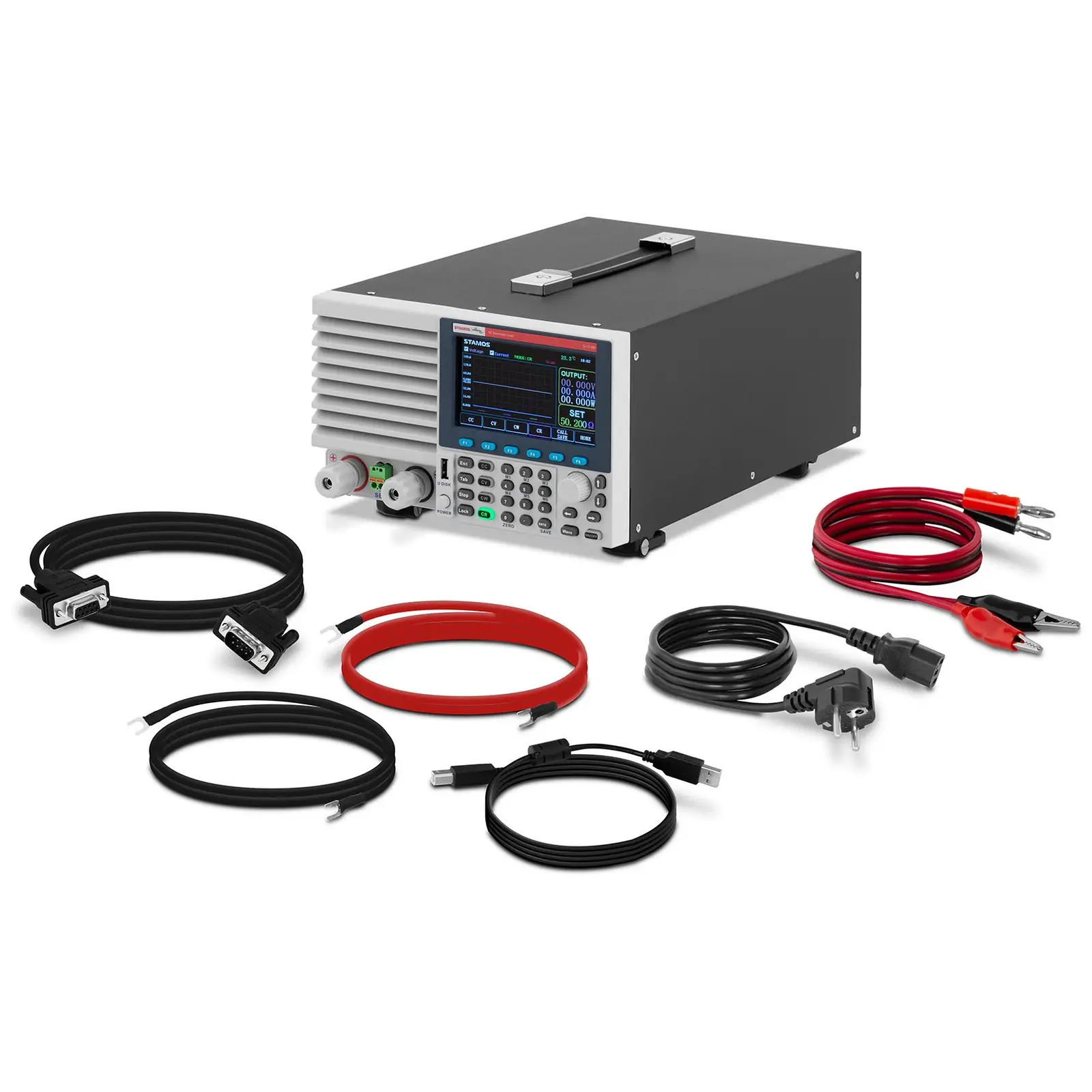 Elektronische Last - LCD - 500 W - 0 - 40 A - programmierbar