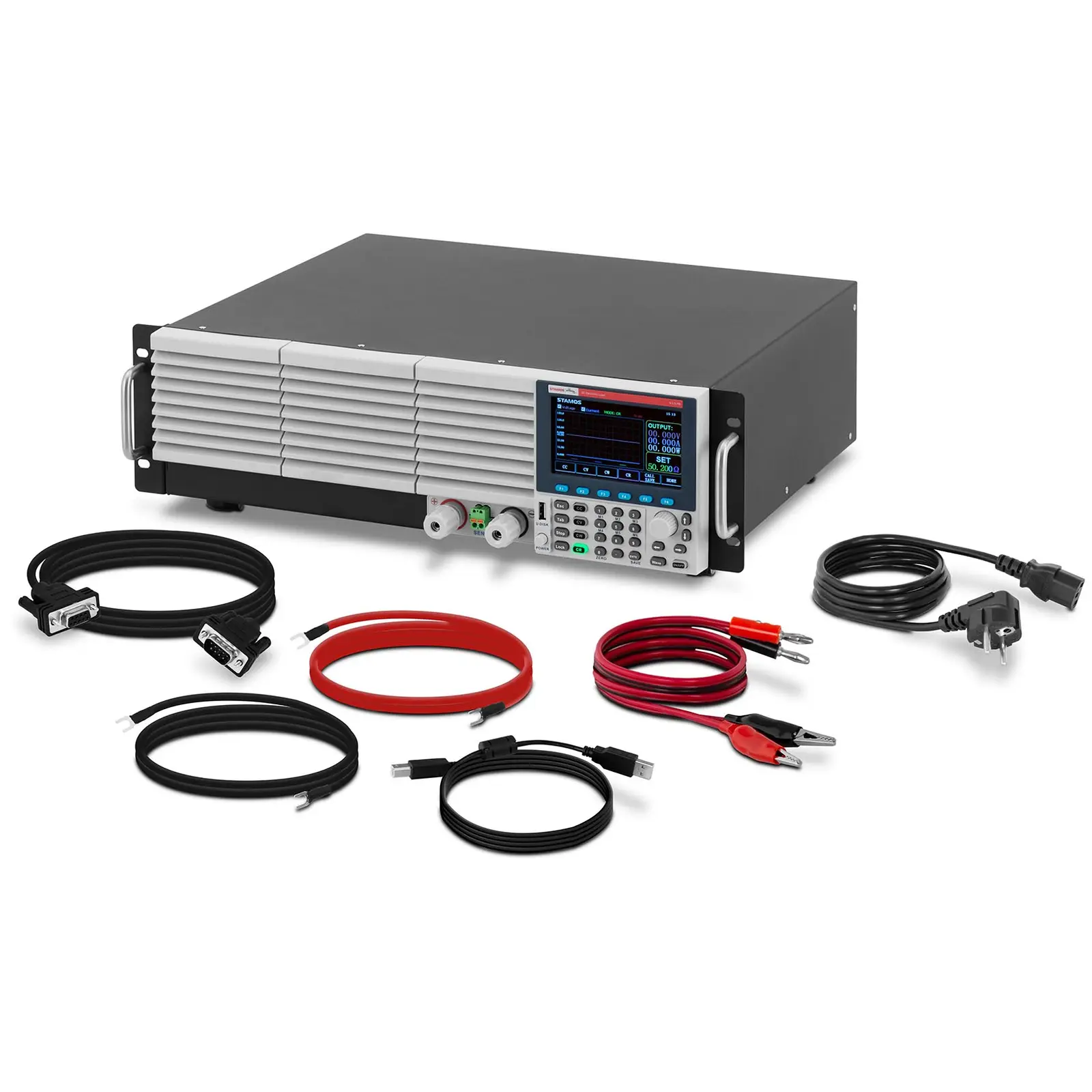 Elektronisk belastning - LCD - 1500 W - 0 - 40 A - programmerbar