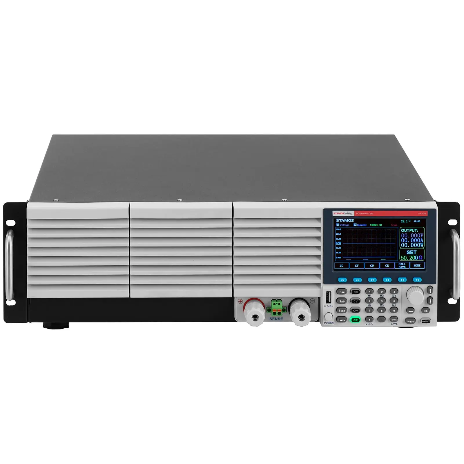 Elektronická zátěž - LCD - 1500 W - 0–40 A - programovatelný (Ochranná teplota: 85 °C)