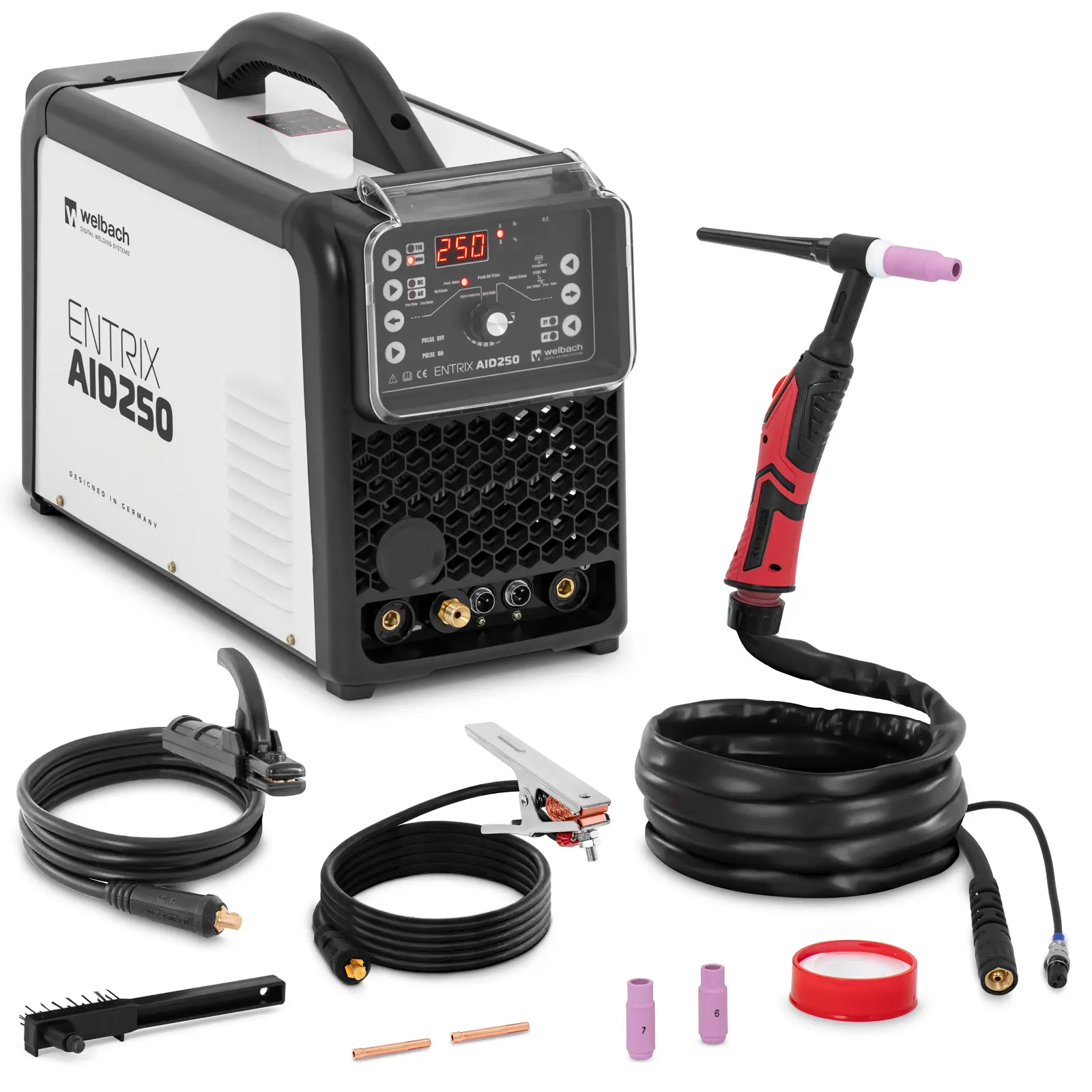 Produs cu defecte estetice TIG Arc Welder - AC DC - 250 A - 60 % ciclu de lucru - 2T/4T - MMA