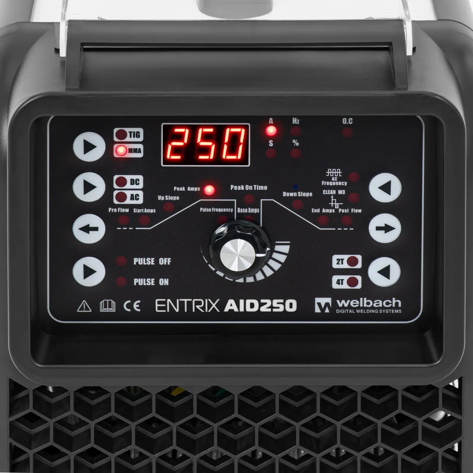 TIG svářečka - AC DC - 250 A - 60 % Duty Cycle - 2T/4T - MMA (2T / 4T: Ano)