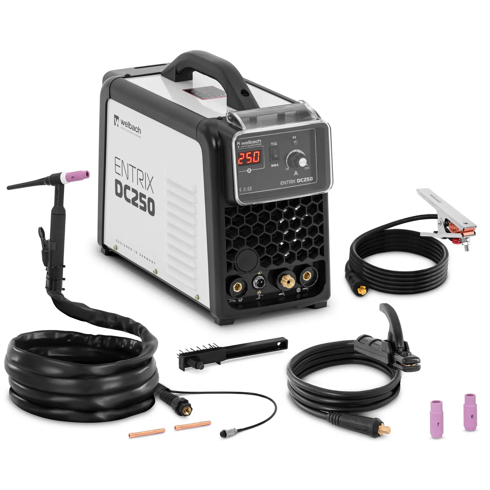 TIG-svets - DC - 250 A - 60% Duty Cycle - LED - MMA