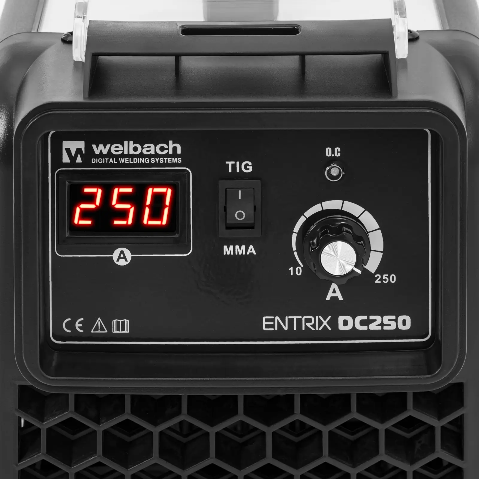 TIG svářečka - DC - 250 A - 60 % Duty Cycle - LED - MMA (2T / 4T: Ne)