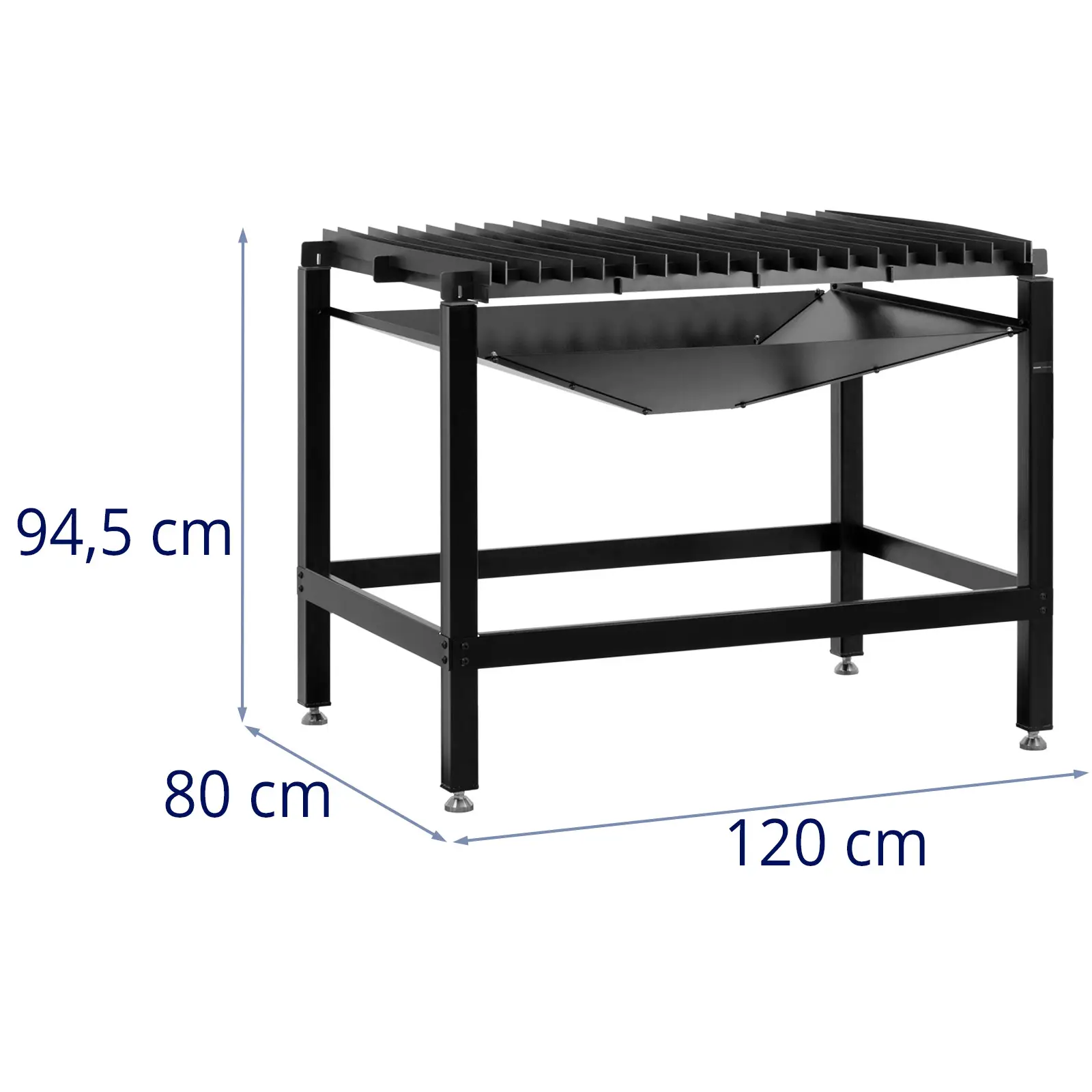 Plasmaskjærebord - 120 x 80 cm - 150 kg