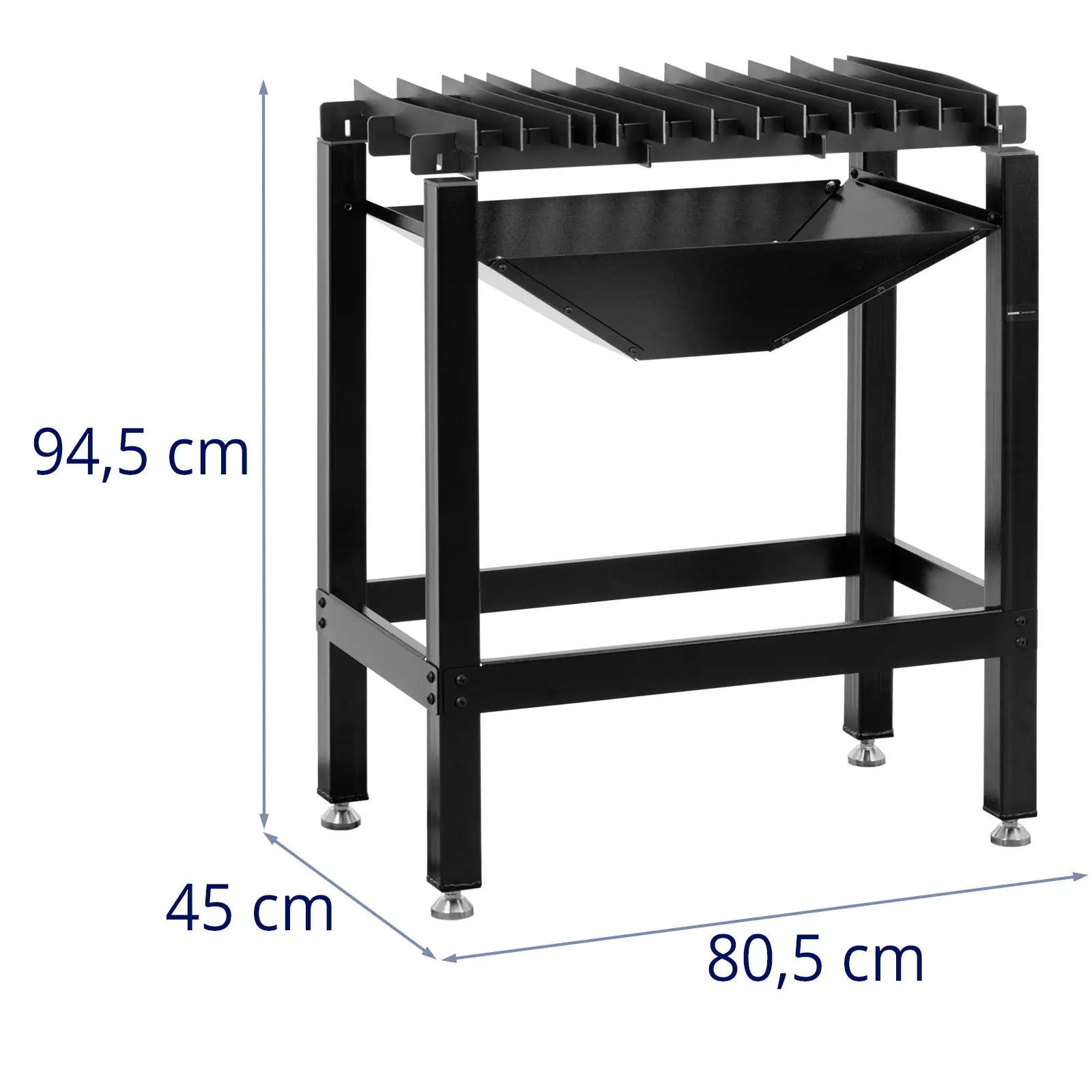 Plasmaskjærebord - 80 x 45 cm - 150 kg