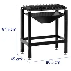 Plazminio pjaustymo stalas - 80 x 45 cm - 150 kg