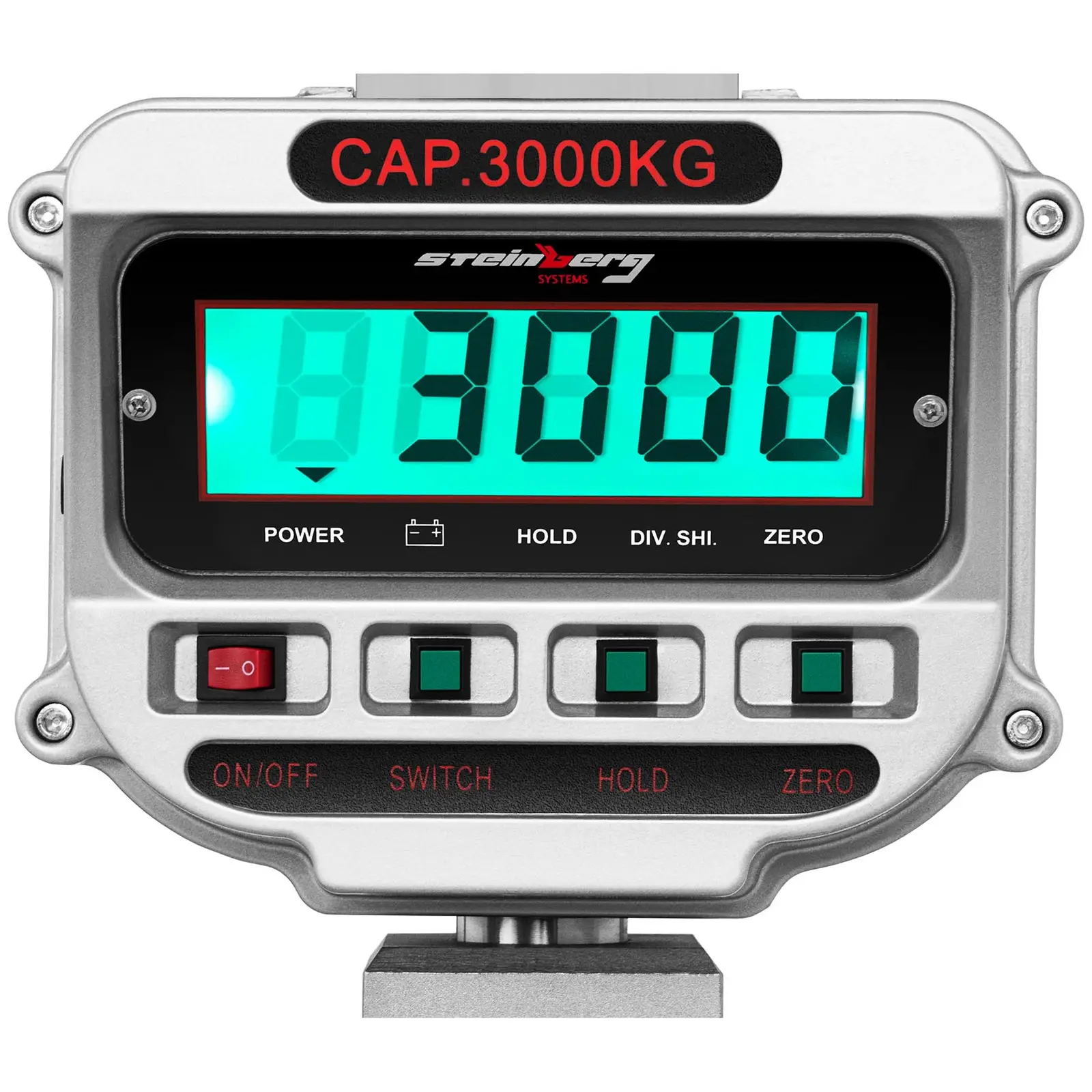 Balance suspendue - numérique - 3 000 kg/0,5 kg - avec écran LCD (Hold (rétention): Oui)