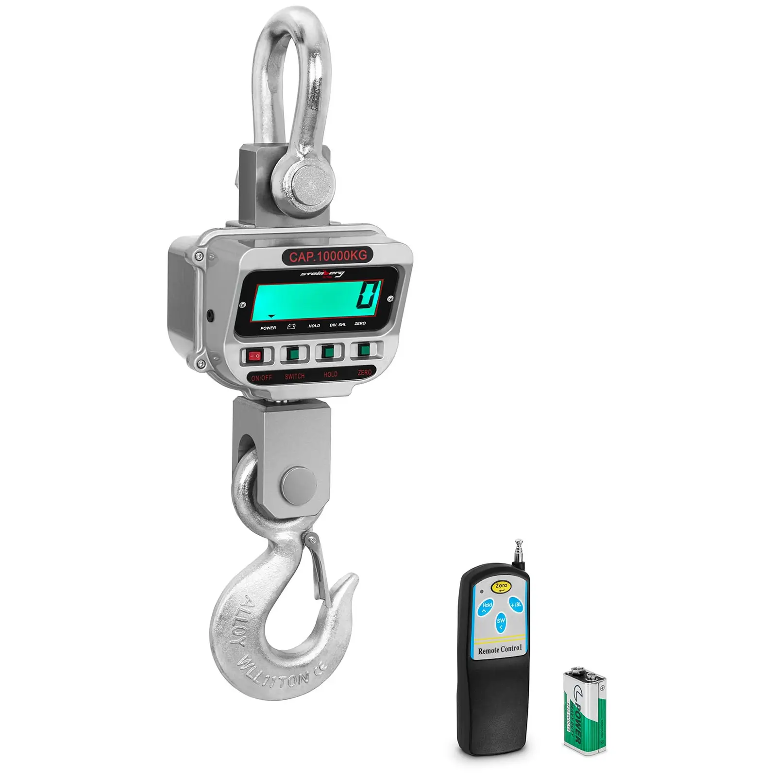 Crane Scale - 10 t / 2 kg - LCD - 150 h