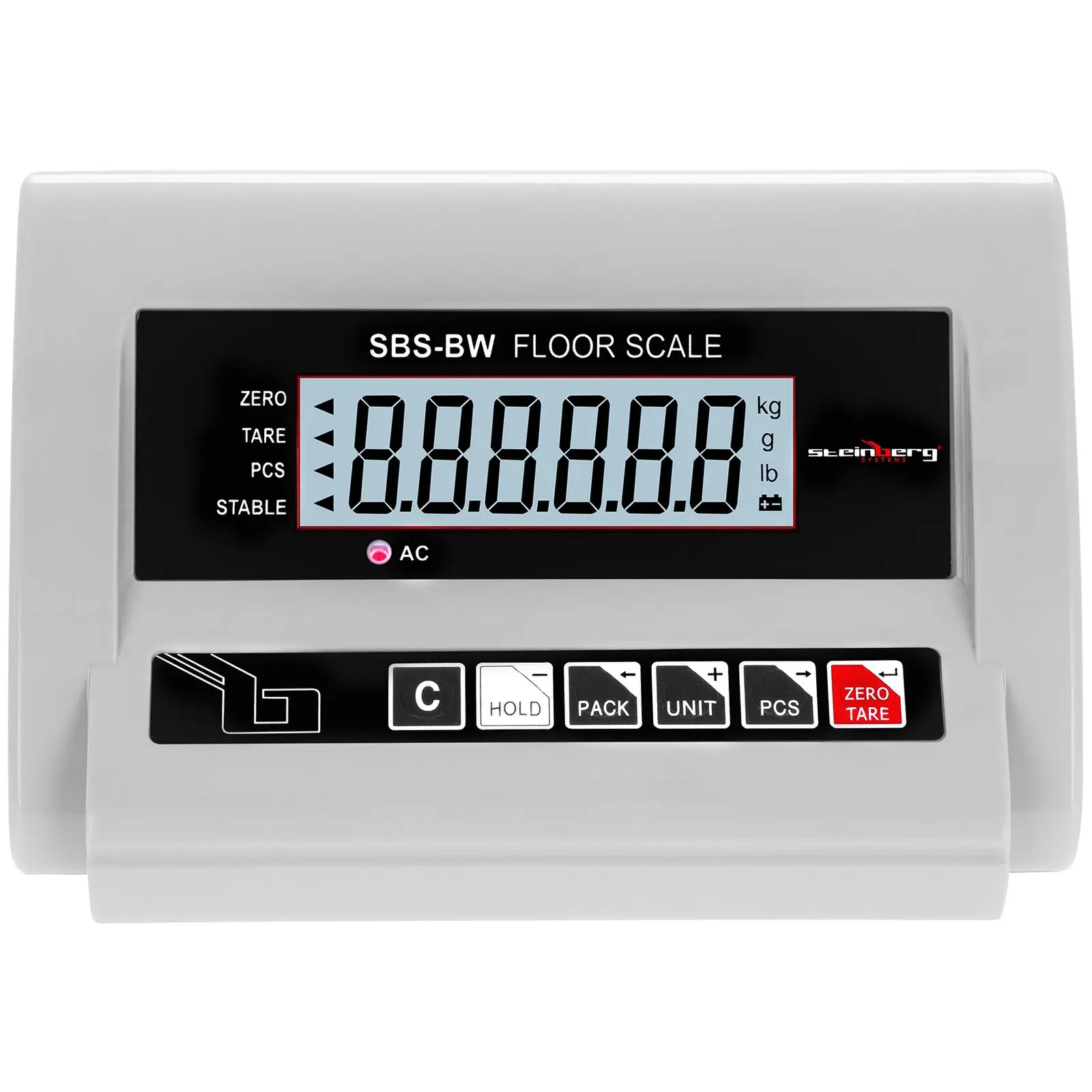 Kakkoslaatu Lattiavaaka - 3 t / 1 kg - LCD