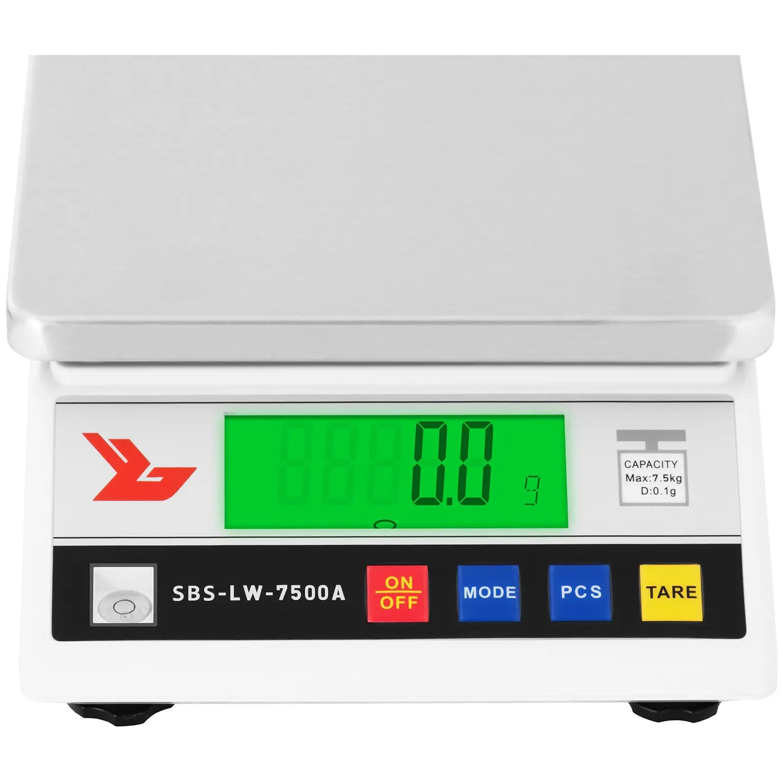 Präzisionswaage - 7.500 g / 0,1 g - LCD (Dichte bestimmen: Nein)