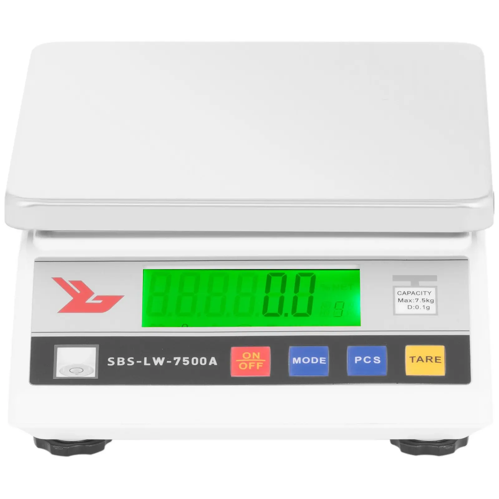Präzisionswaage - 7.500 g / 0,1 g - LCD (Tarieren: Ja)