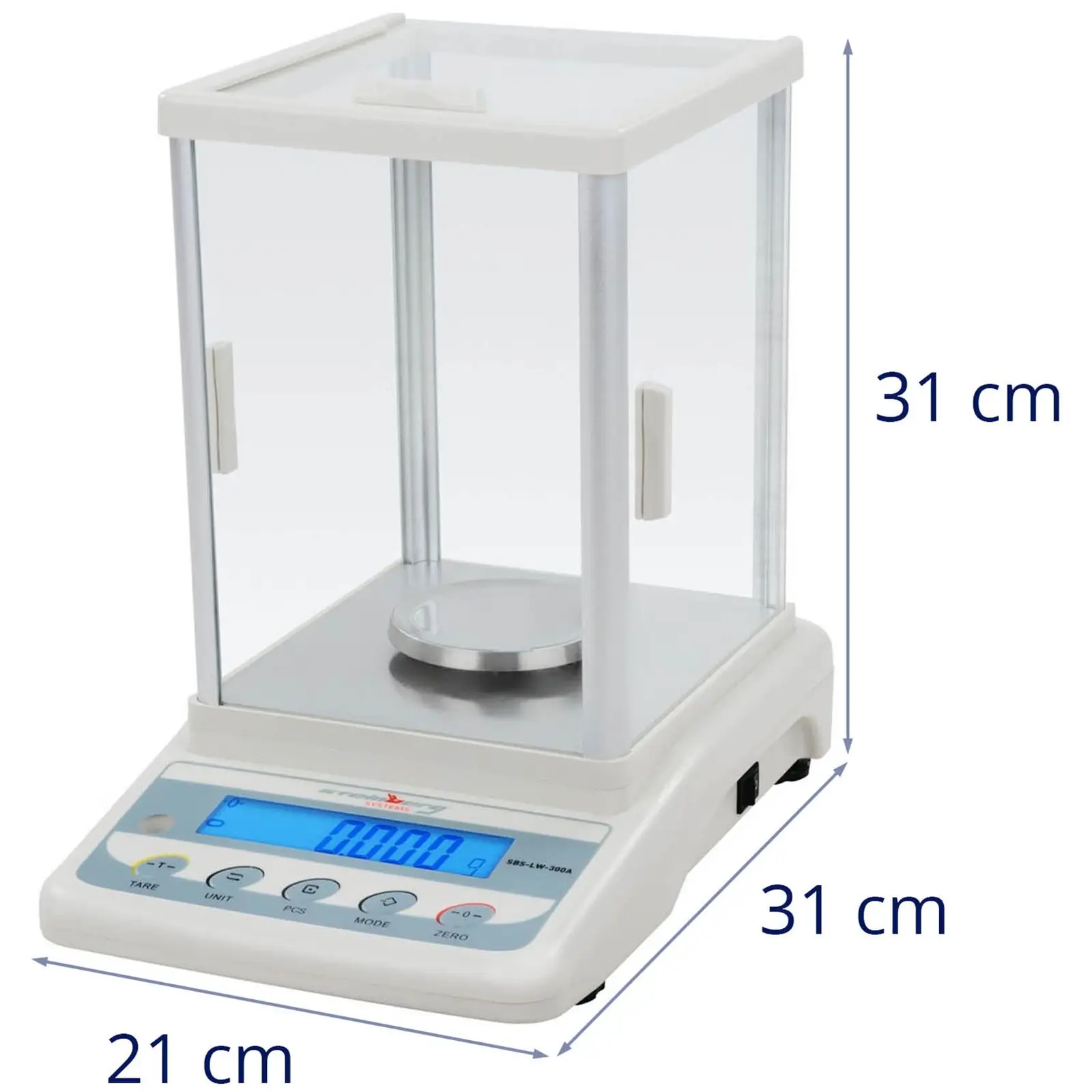 Waga laboratoryjna - 300 g / 0,001 g - osłona