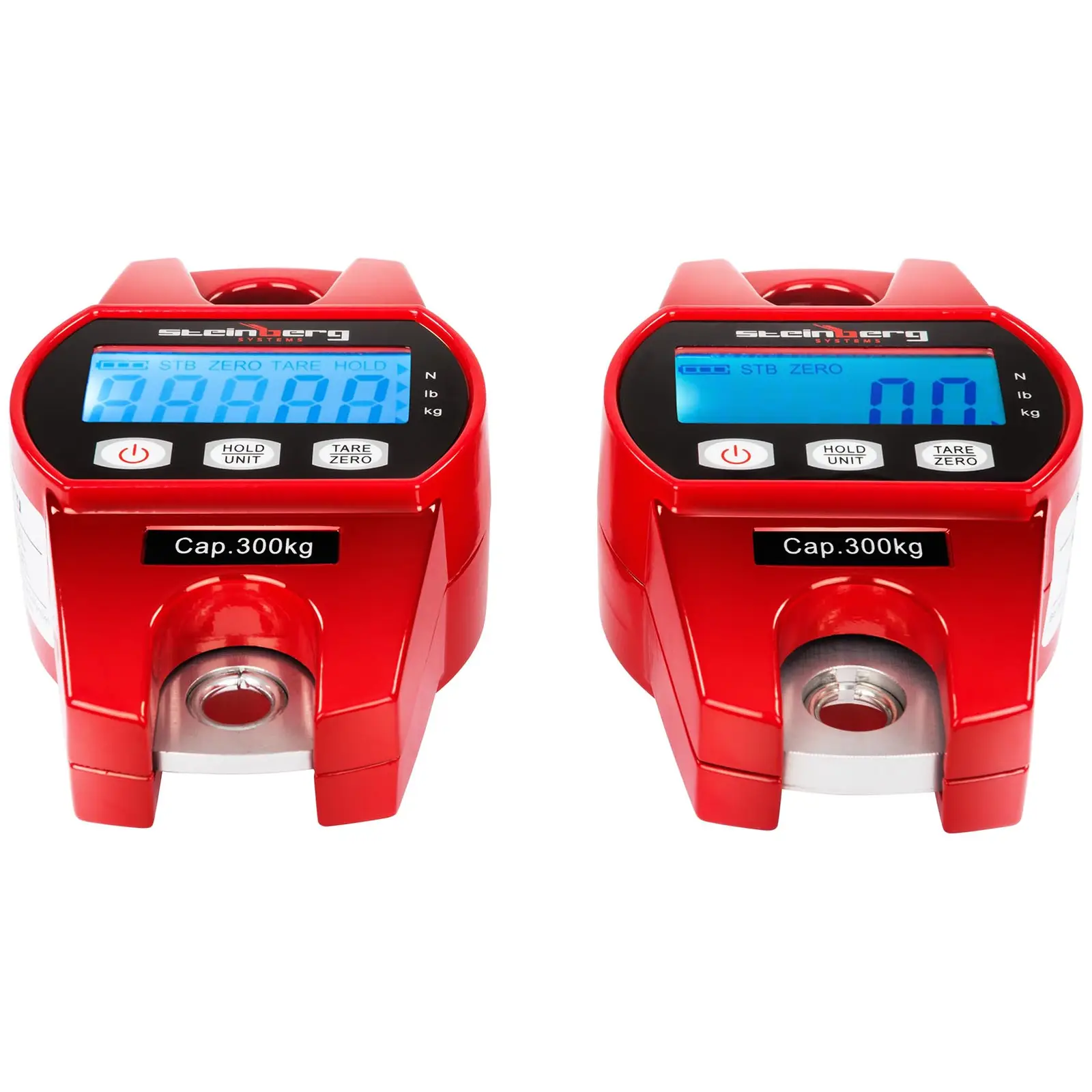 Dinamómetro digital - 300 kg / 100 g - rojo