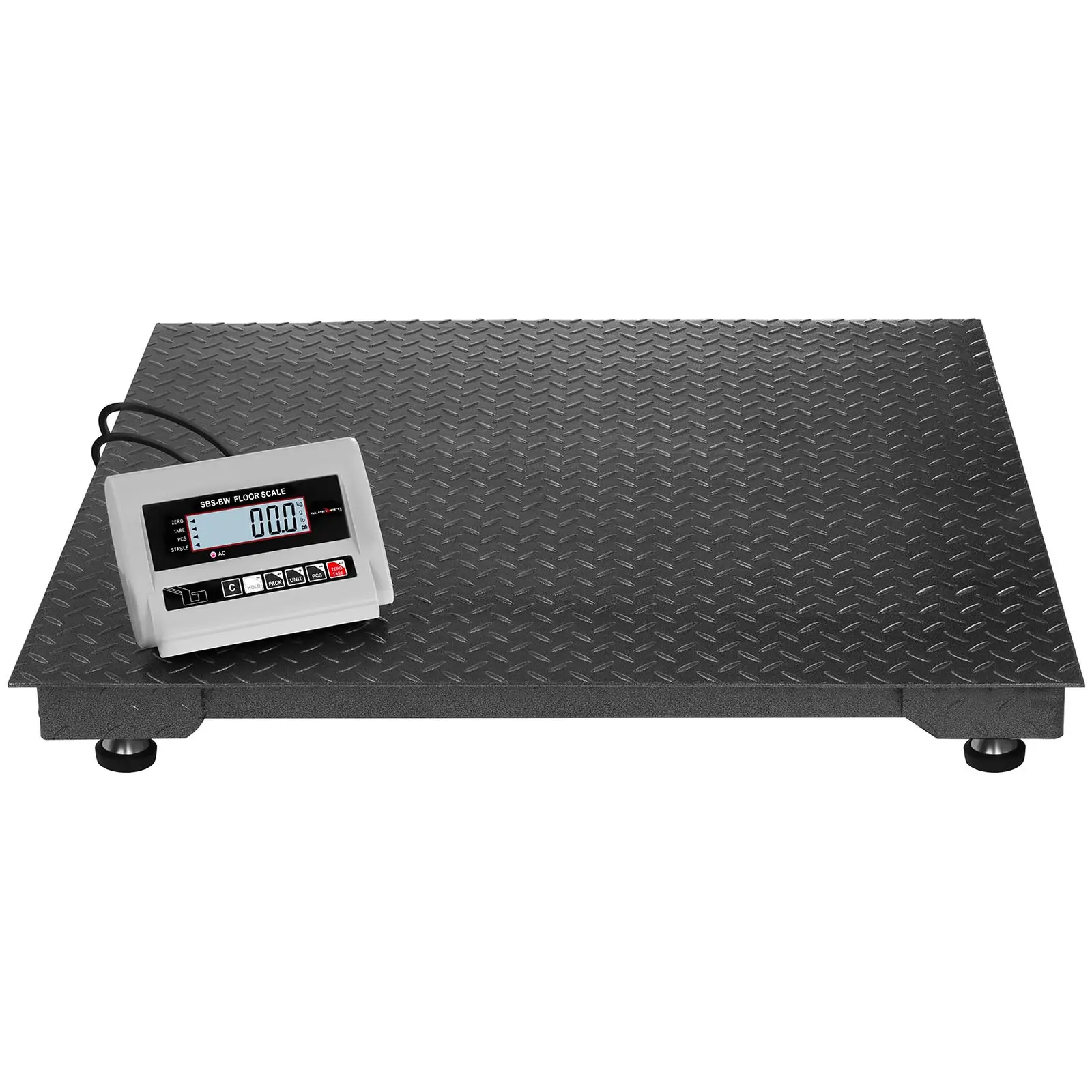 Báscula de suelo - 1.000 kg / 0,5 kg - LCD