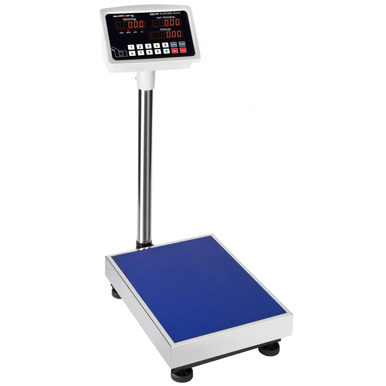 Platforminės svarstyklės - 100 kg / 0,01 kg - 40,5 x 30,5 cm - LED