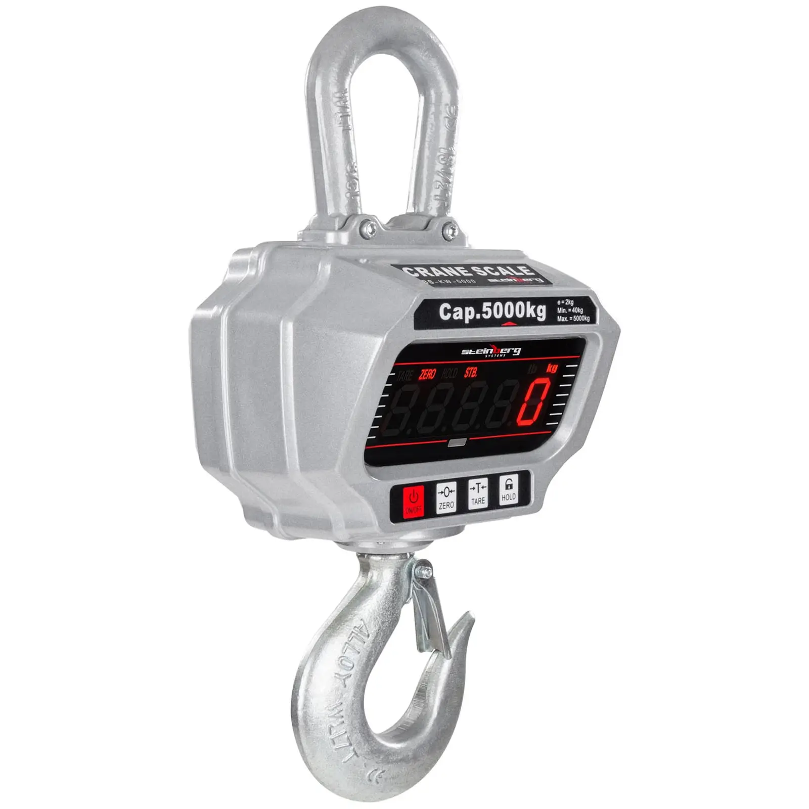 Balance suspendue - 5 000 kg/2 kg - LED - avec télécommande 50 m