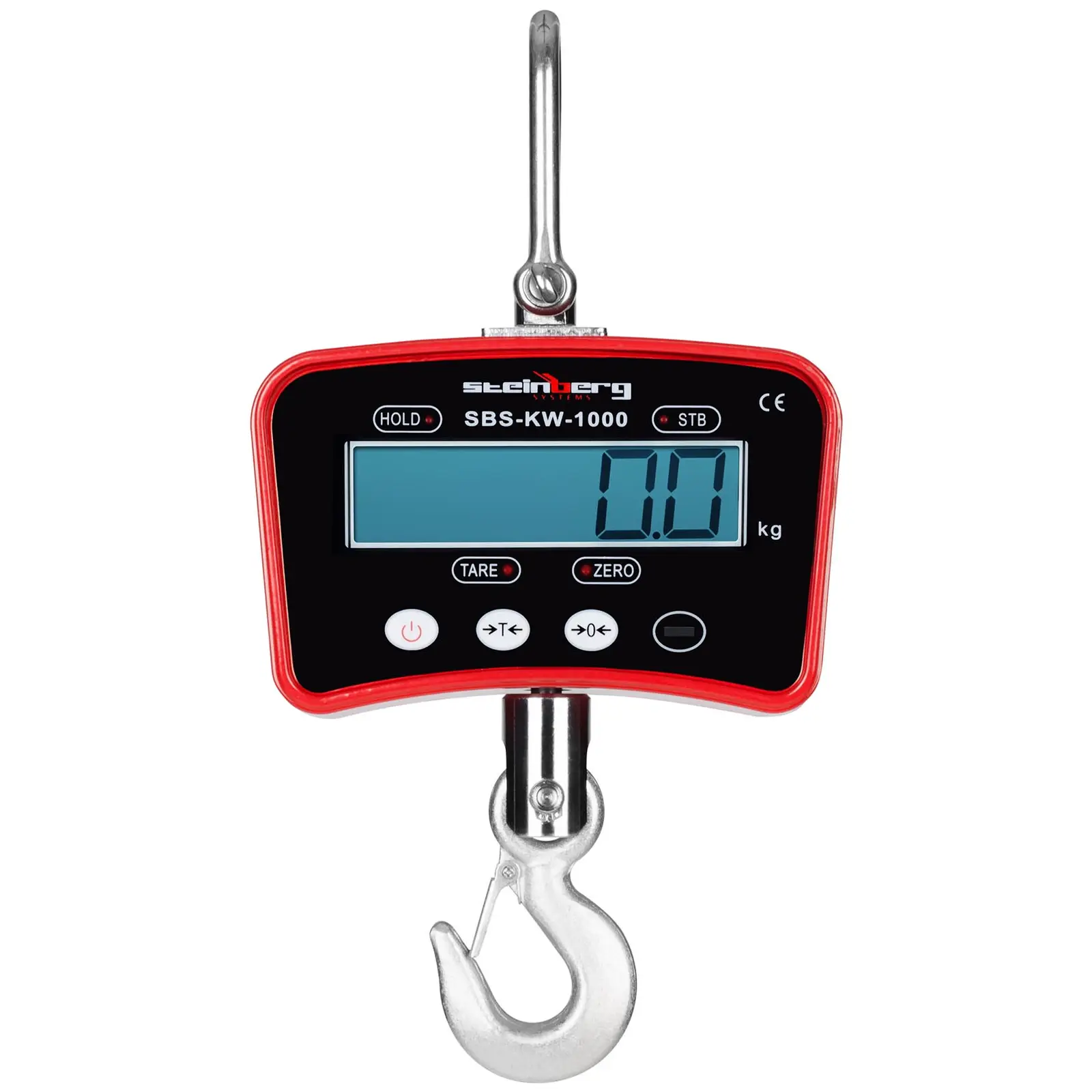 Jeřábová váha - 1000 kg / 0,2 kg - LCD - digitální - dálkové ovládání (Přesnost: 0.2 kg)