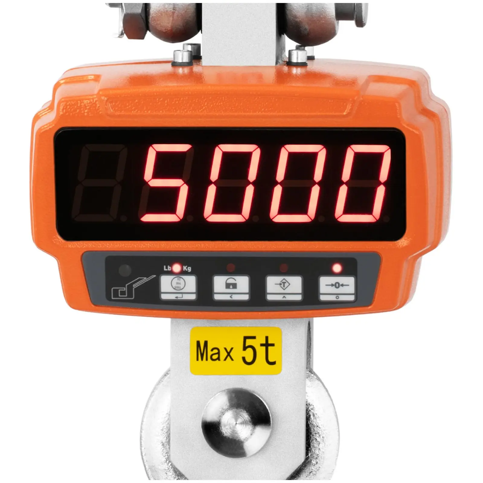 Jeřábová váha - 5000 kg / 1 kg - LED - digitální - dálkové ovládání s displejem (Podržet: Ano)