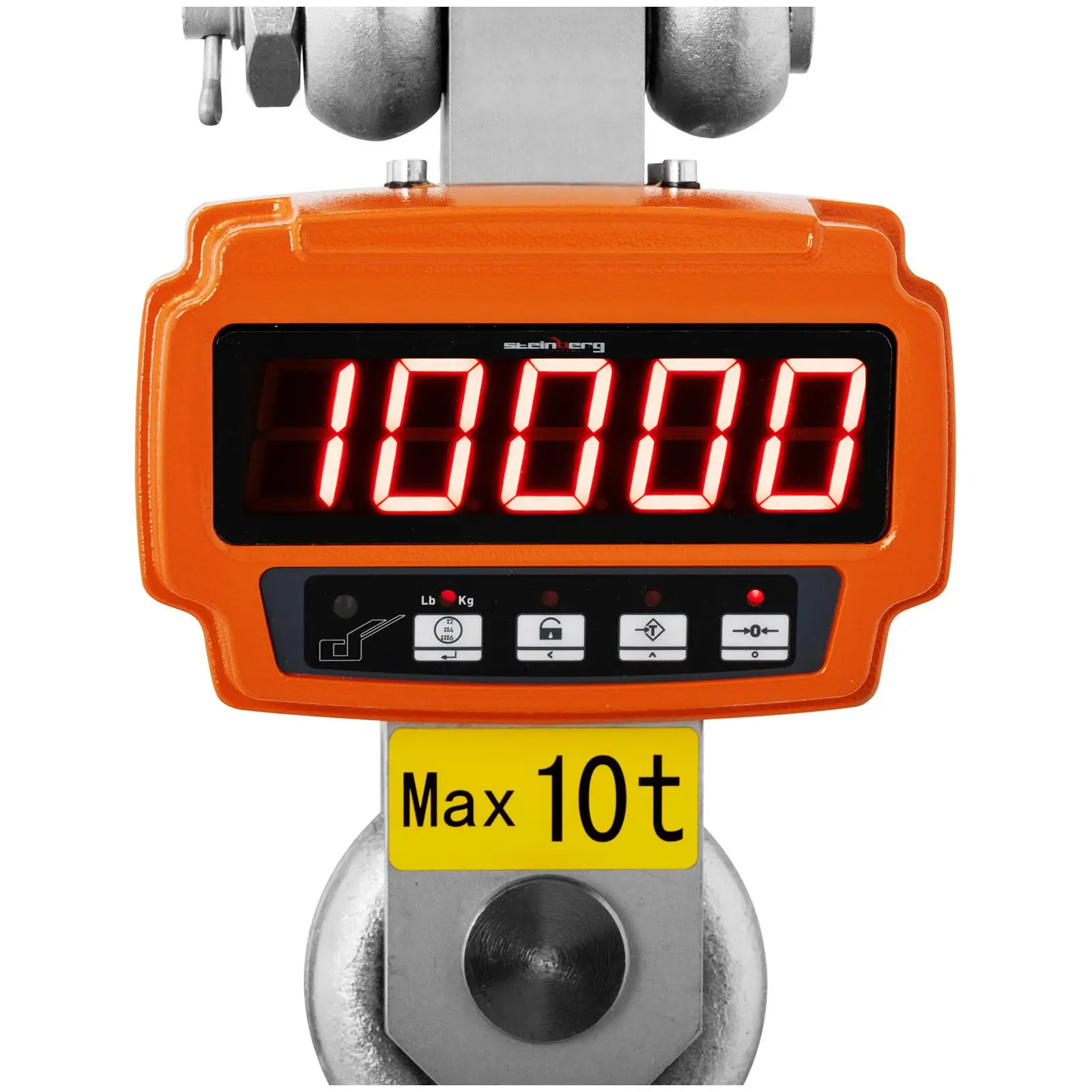 Jeřábová váha - 10 000 kg / 2 kg - LED - digitální - dálkové ovládání s displejem (Podržet: Ano)