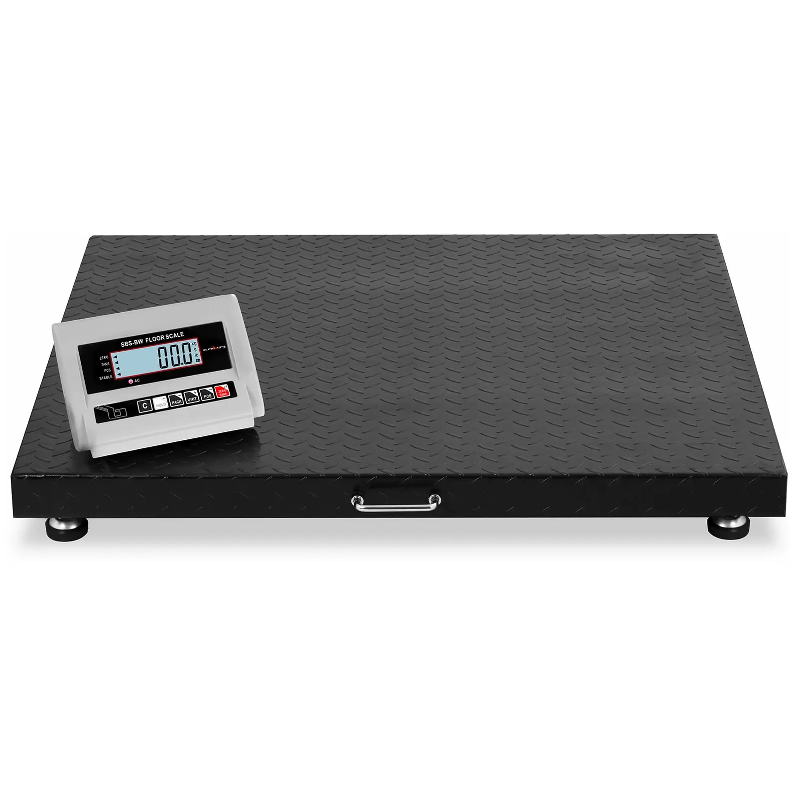 Podlahová váha - 3000 kg / 1 kg - 100 x 100 cm - bezdrátový LCD displej (Přesnost: 1 kg)