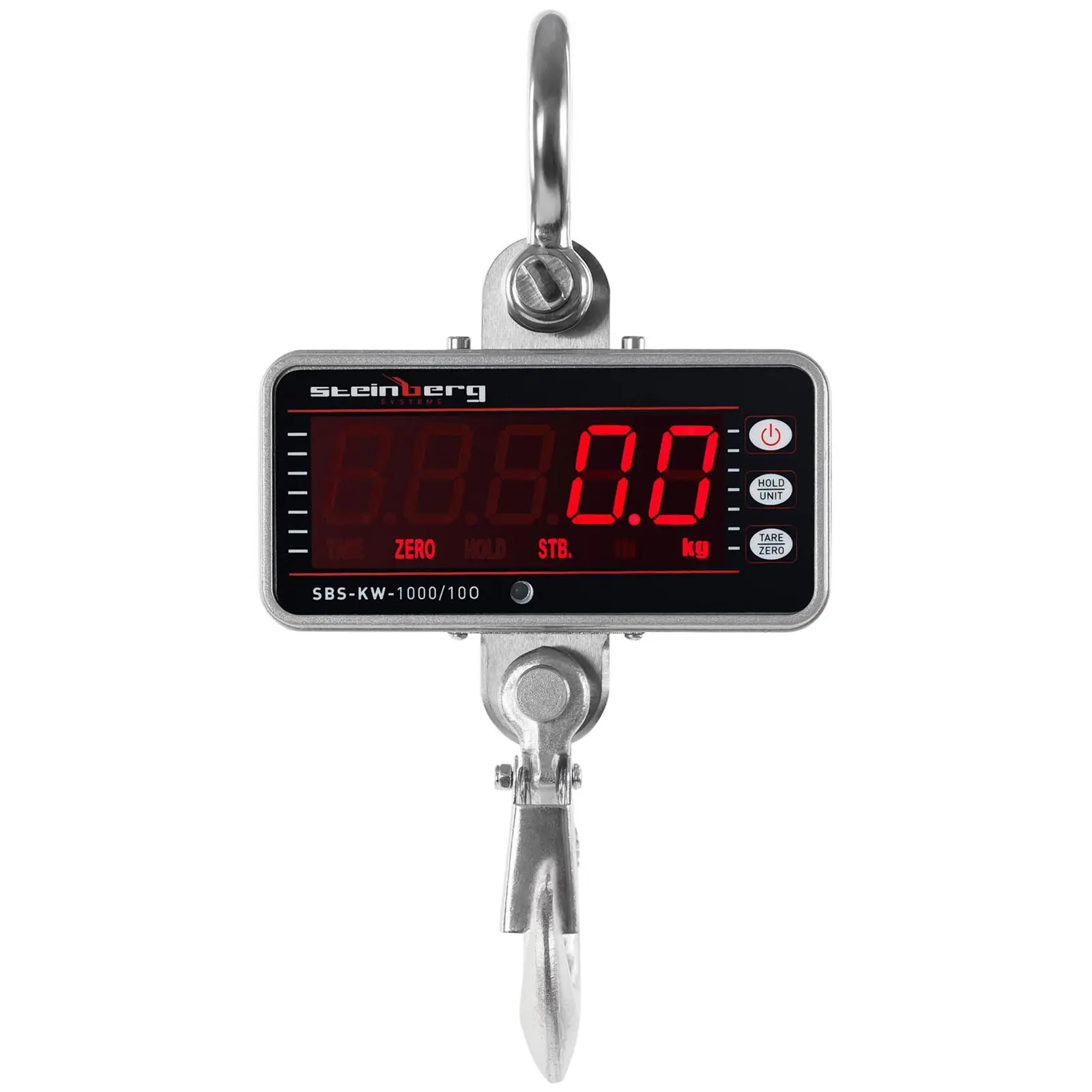 Kraanweegschaal - 1000 kg / 0,5 kg - LED - digitaal - afstandsbediening