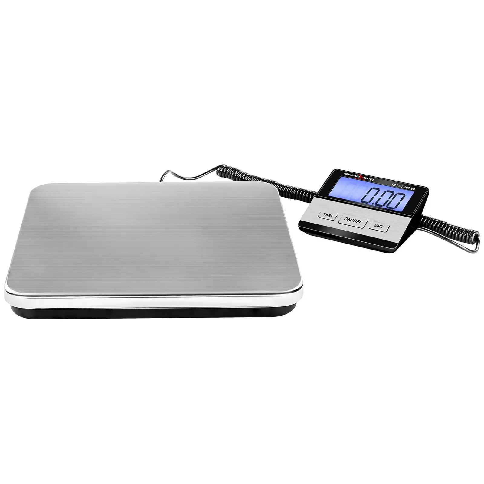 Cântar digital pentru colete - 200 kg / 50 g - Basic - Afișaj LCD extern
