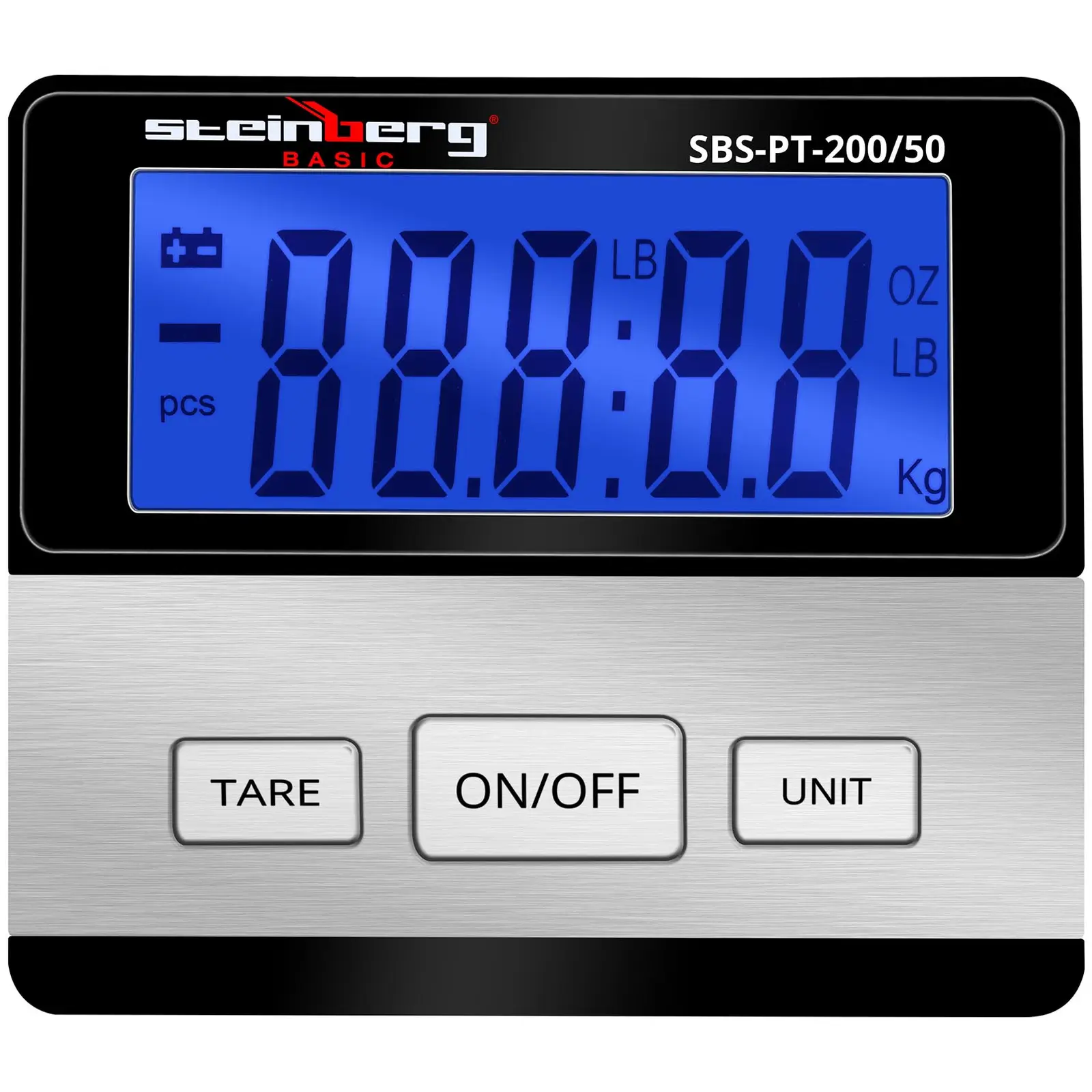 Poštovní váha - 200 kg / 50 g - Basic - digitální - externí LCD displej