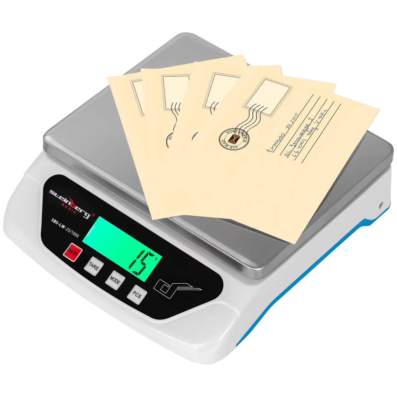 Poštovní váha - 25 kg / 1 g - LCD - Basic (Tárování: Ano)