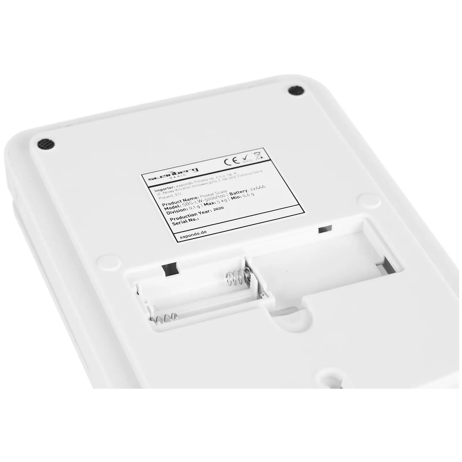 Poštovní váha - 5 kg / 0,1 g -LCD - Basic (Ukládání: Ne)