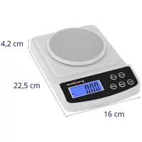 Digitální přesná váha – 500 g / 0,01 - Basic 