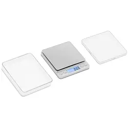 Digitális asztali mérleg - 500 g / 0,01 g - 10 x 10 cm