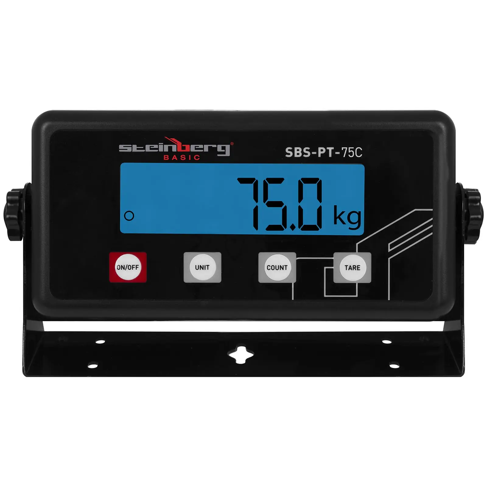 Waga paczkowa - 75 kg / 10 g - terminal LCD