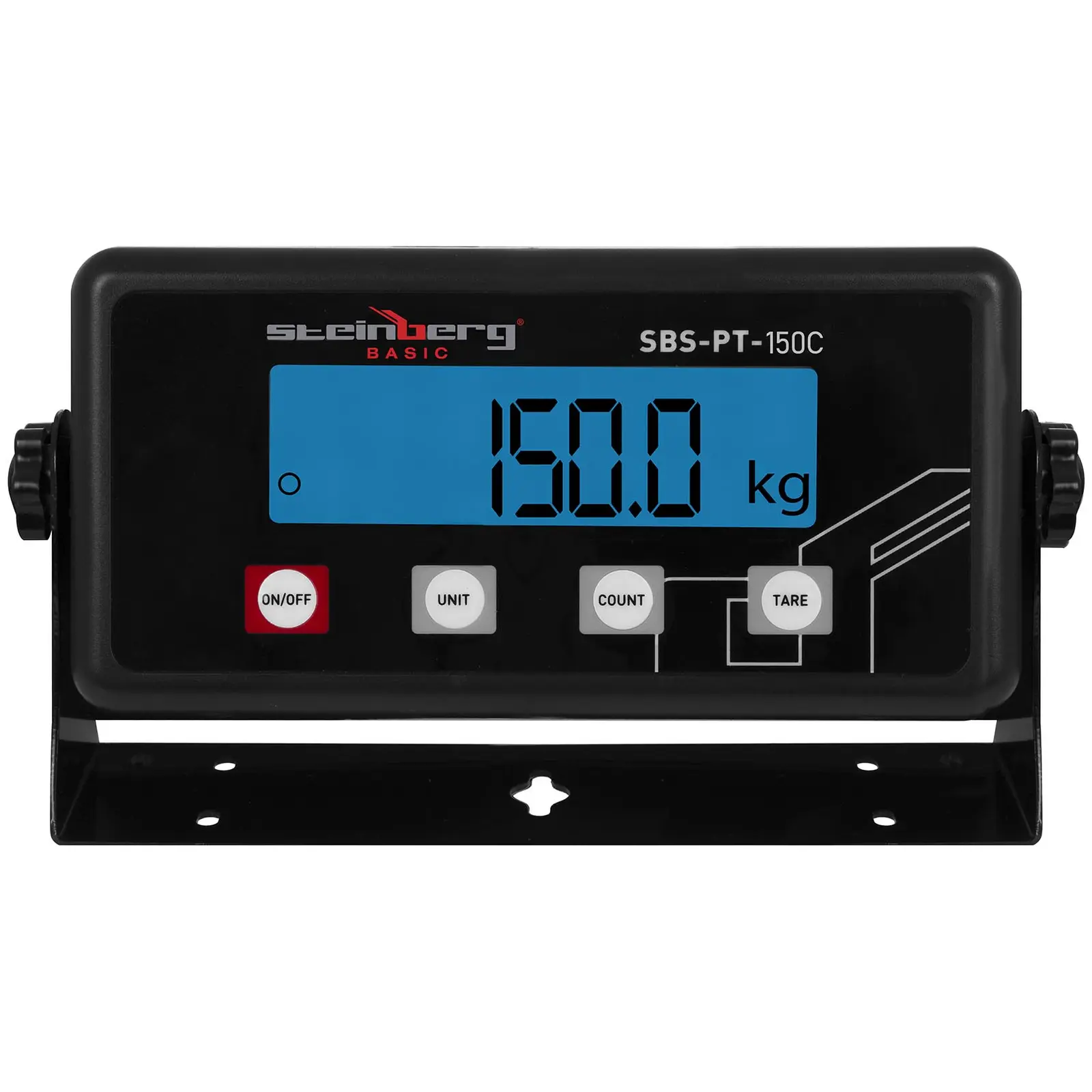 Balança de chão - 150 kg / 20 g - terminal LCD