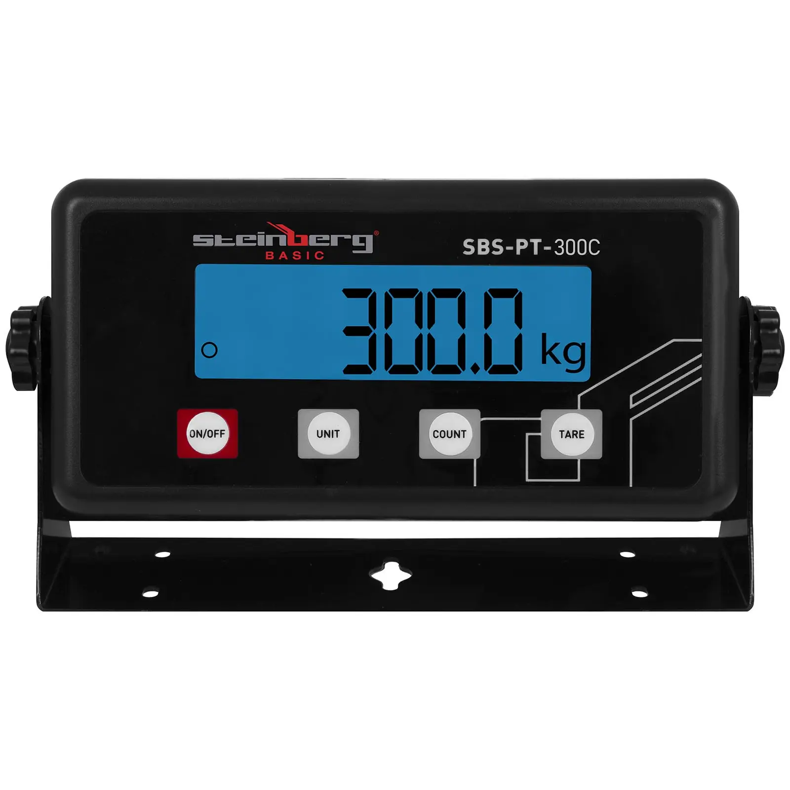 Balança de chão - 300 kg / 50 g - terminal LCD