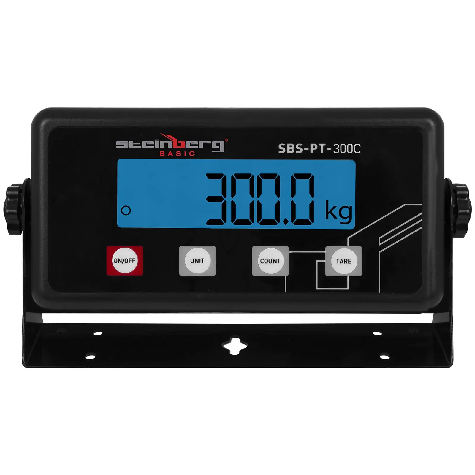 Waga paczkowa - 300 kg / 50 g - terminal LCD